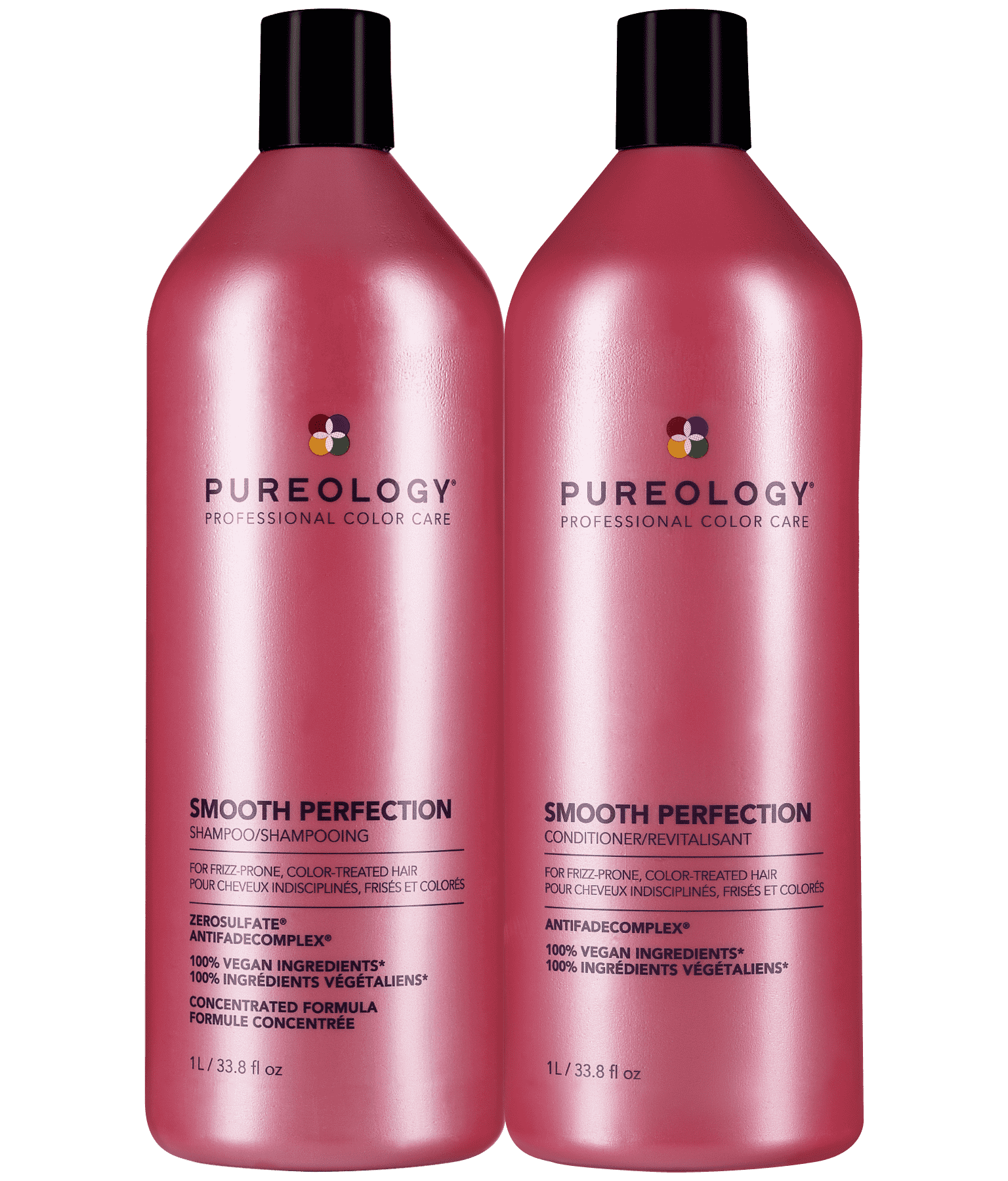 Smooth Perfection AntiFrizz Shampoo & Conditioner Liter Pureology